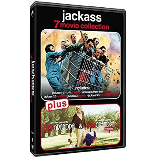 JACKASS 7-MOVIE COLLECTION (7PC) / (BOX WS)