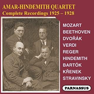 AMAR-HINDEMITH QUARTET COMPLETE RECORDINGS 1925-8
