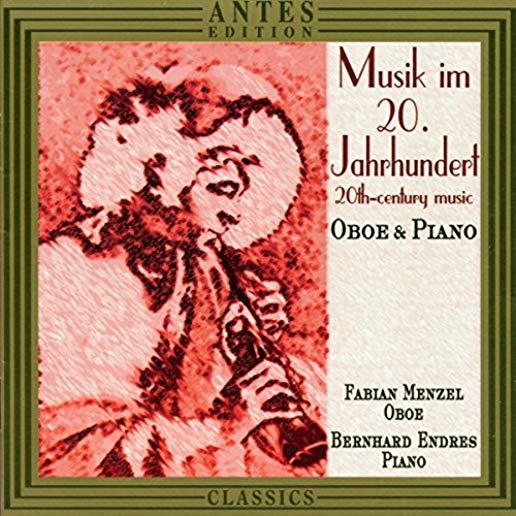 20TH CENTURY MUSIC FOR OBOE & PIANO / VARIOUS