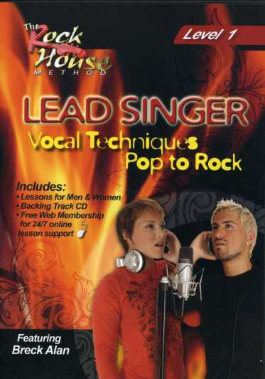 LEAD SINGER VOCAL TECHNIQUES: POP TO ROCK LEVEL 1