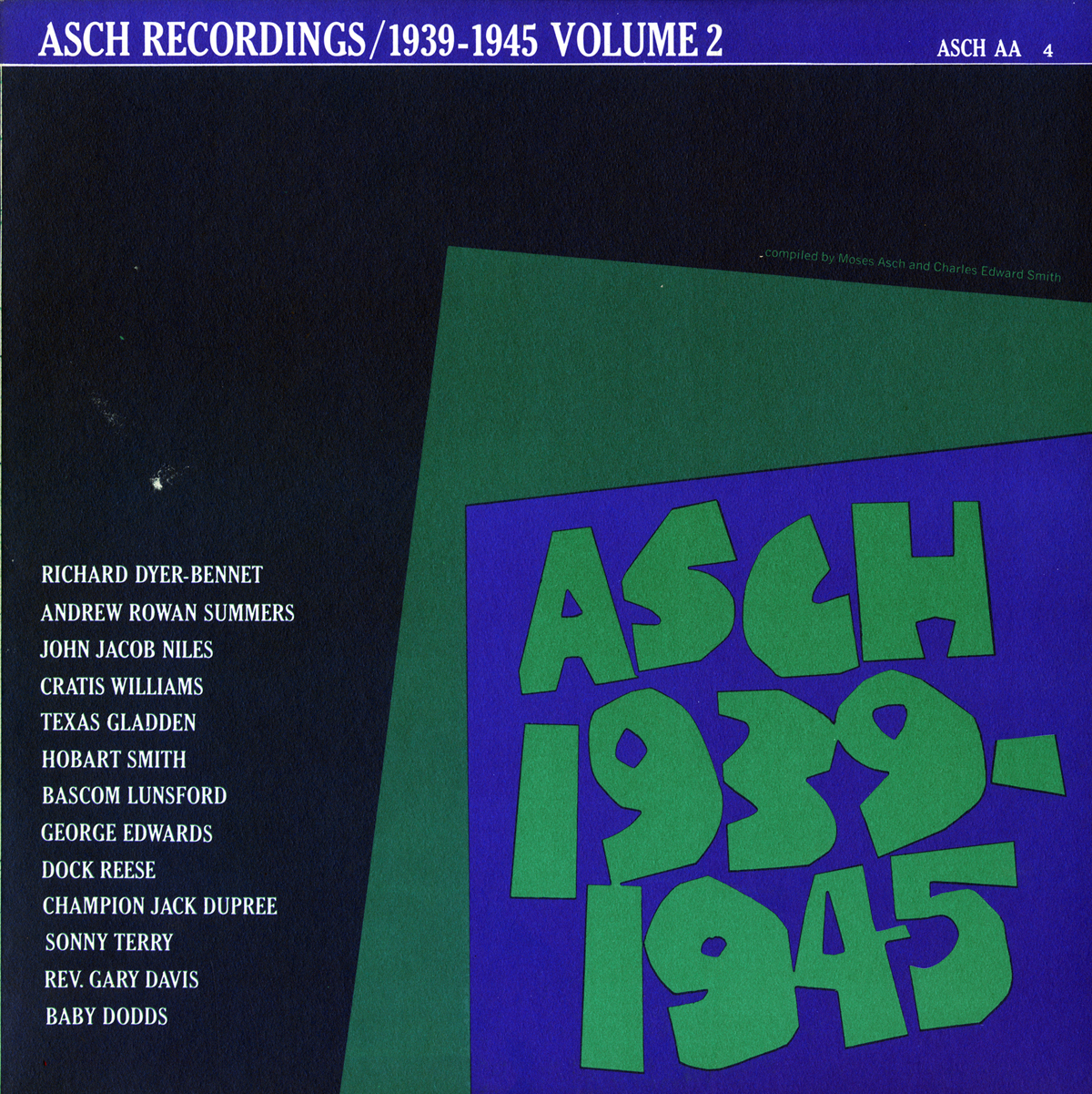 ASCH RECORDINGS 2 1939-45 / VA