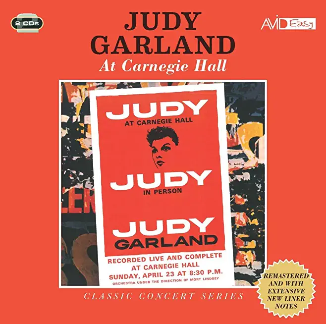 JUDY GARLAND AT CARNEGIE HALL