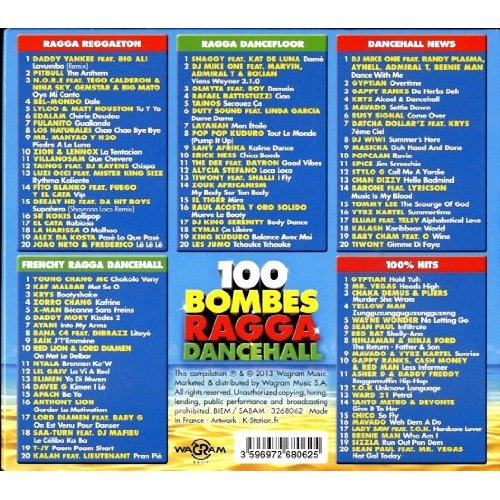 100 RAGGA DANCEHALL BOMBS (FRA)