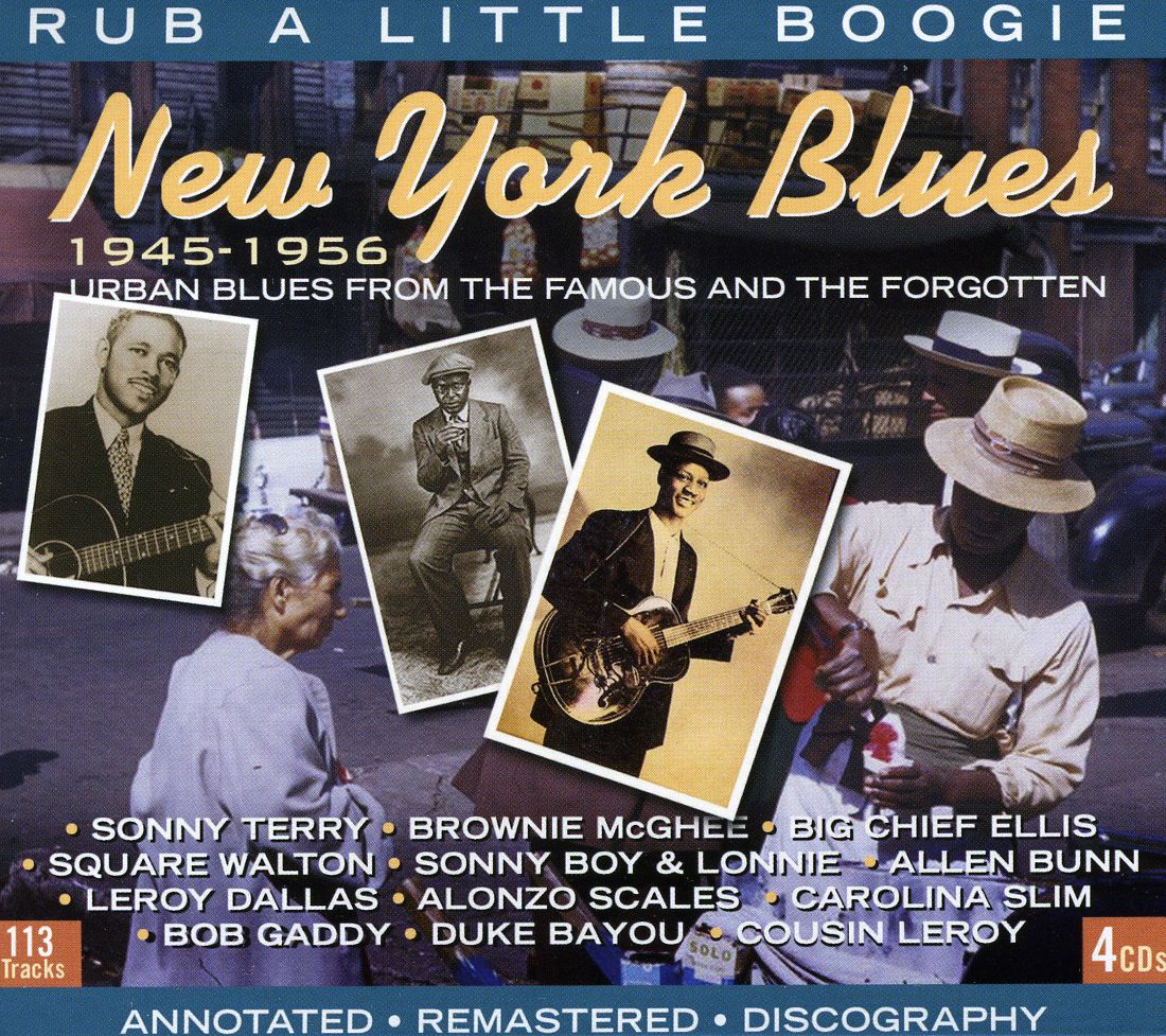 NEW YORK BLUES 1945-1956 RUB A LITTLE BOOGIE / VAR