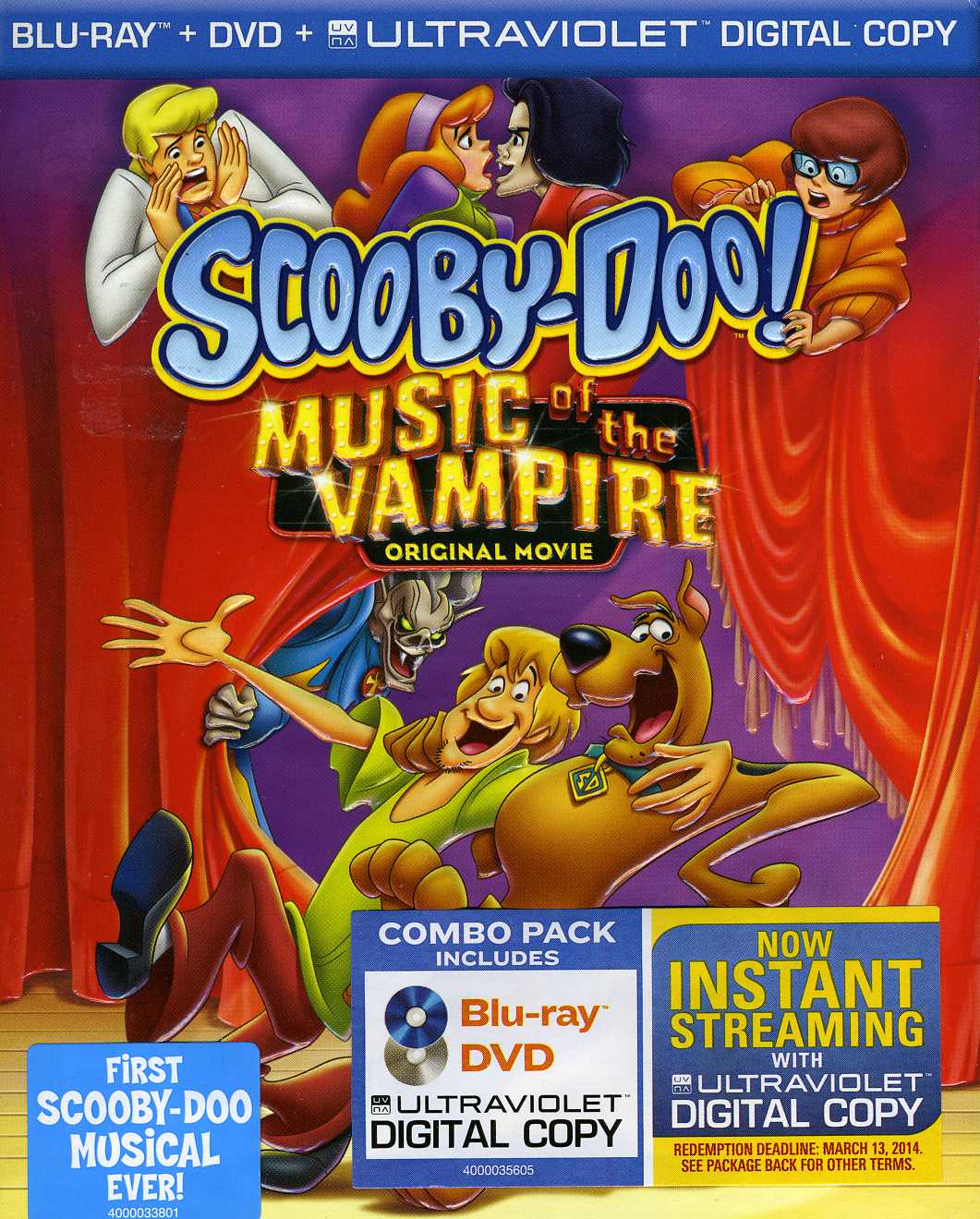 SCOOBY DOO: MUSIC OF THE VAMPIRE (2PC) (W/DVD)