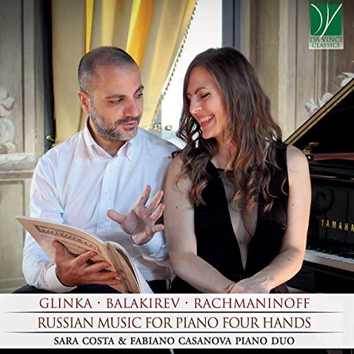 RUSSIAN MUSIC FOR PIANO 4 HANDS (ITA)