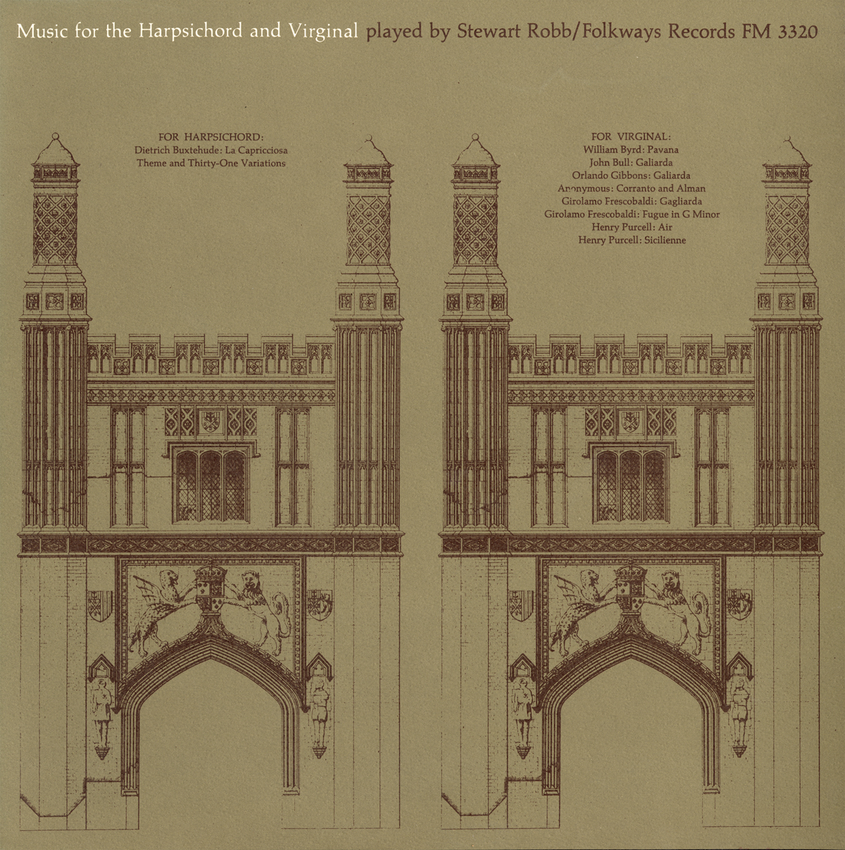 MUSIC FOR THE HARPSICHORD AND VIRGINAL
