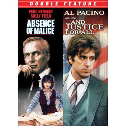 ABSENCE OF MALICE / AND JUSTICE FOR ALL (2PC)