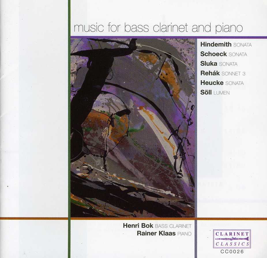 MUSIC FOR BASS CLARINET & PIANO