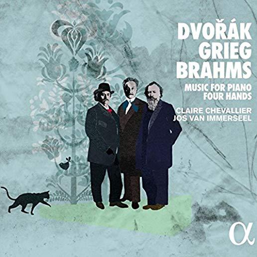 DVORAK GRIEG & BRAHMS: MUSIC FOR PIANO FOUR HANDS