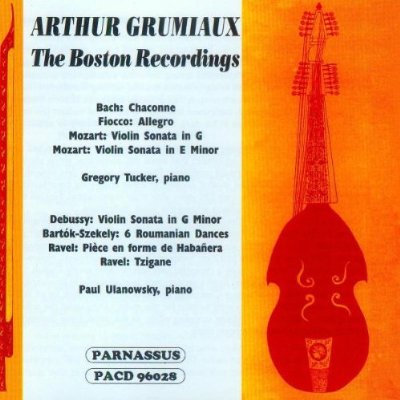 ARTHUR GRUMIAUX BOSTON RECORDINGS