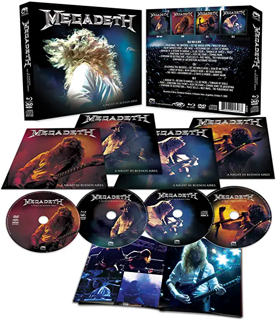 MEGADETH: A NIGHT IN BUENOS AIRES (4PC) (W/CD)