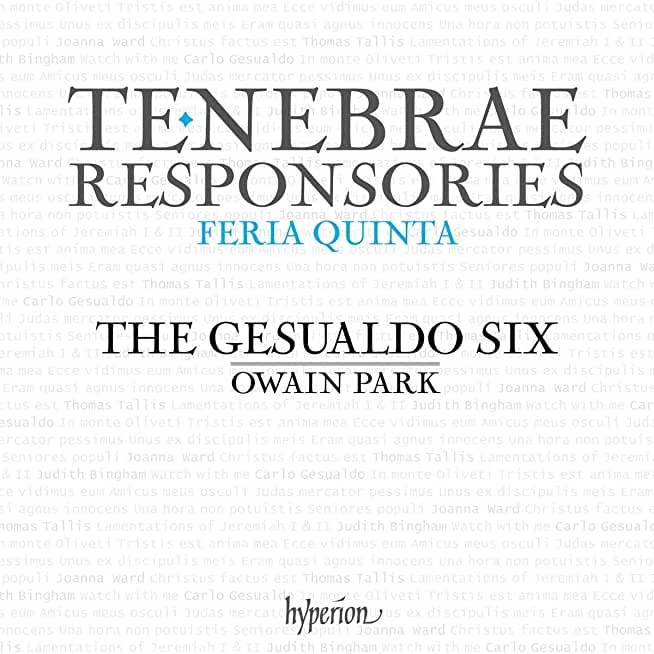 GESUALDO: TENEBRAE RESPONSORIES FOR MAUNDY
