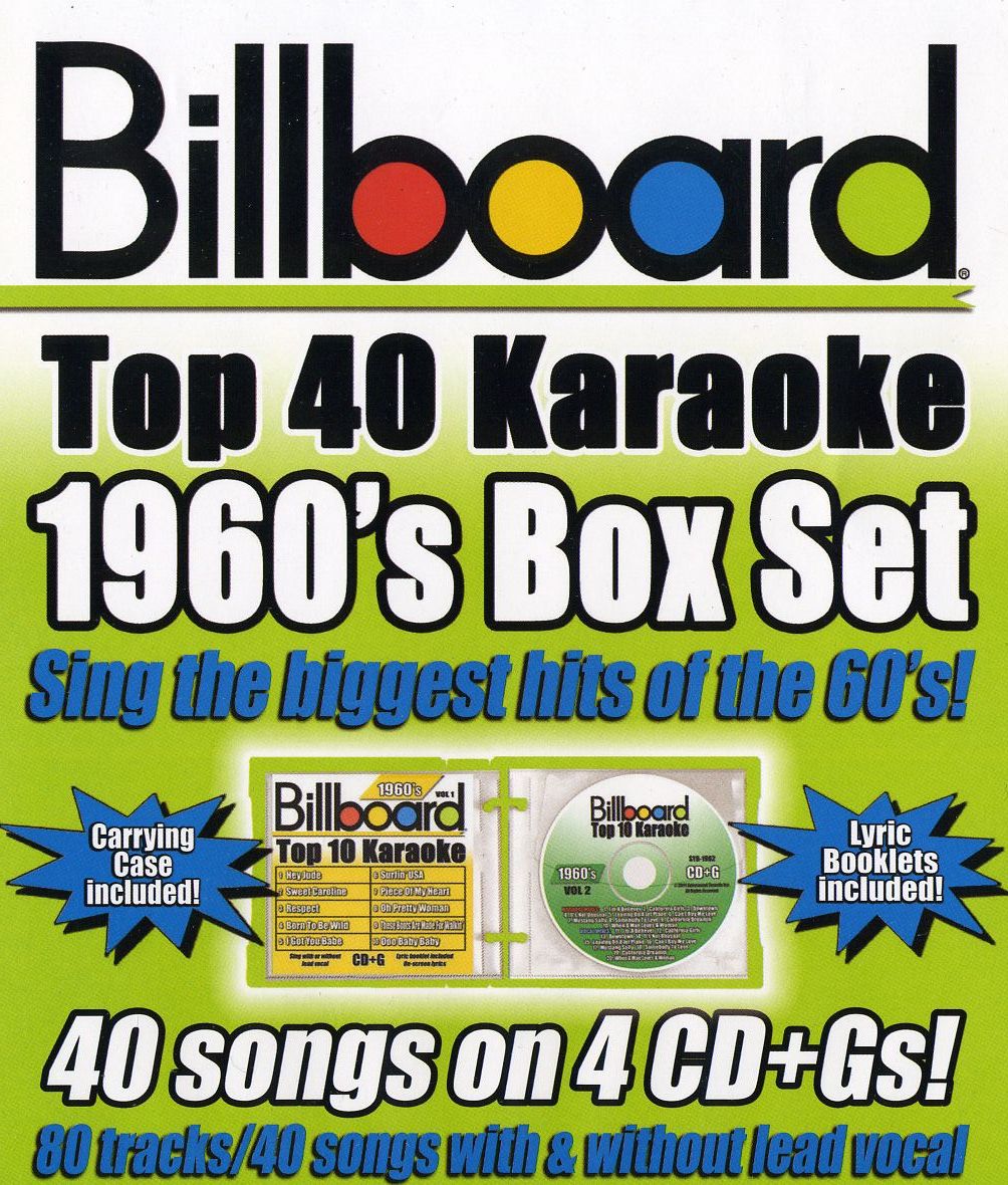 BILLBOARD TOP 40 KARAOKE: 1960'S BOX SET / VARIOUS