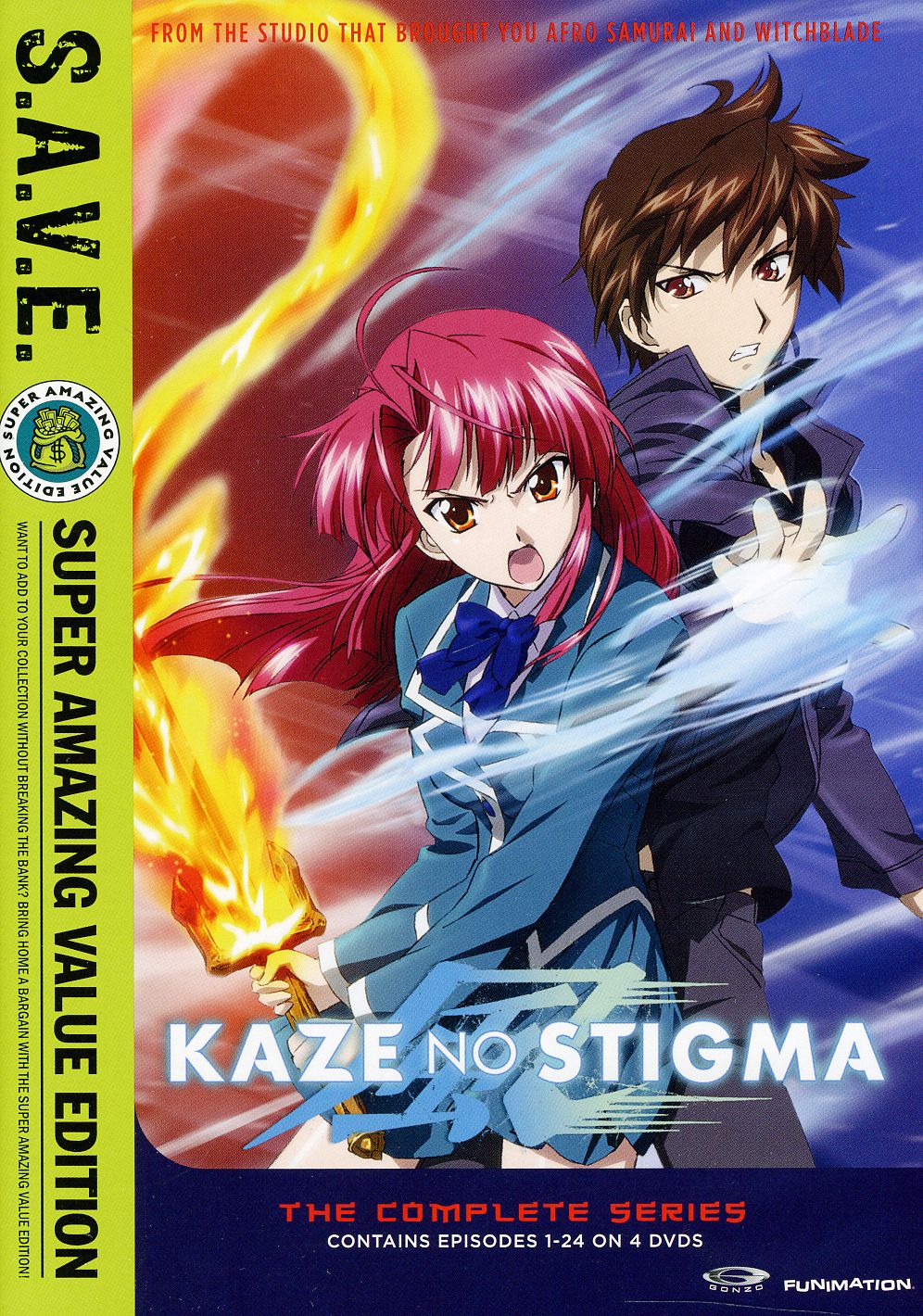 KAZE NO STIGMA: COMPLETE SERIES - SAVE (4PC)
