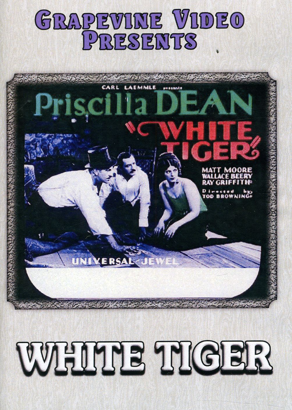 WHITE TIGER (1923) (SILENT) / (B&W)