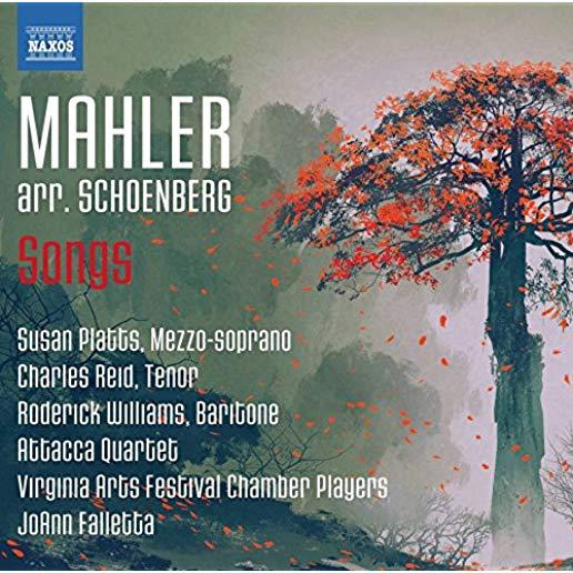MAHLER: SONGS ARR BY SCHOENBERG