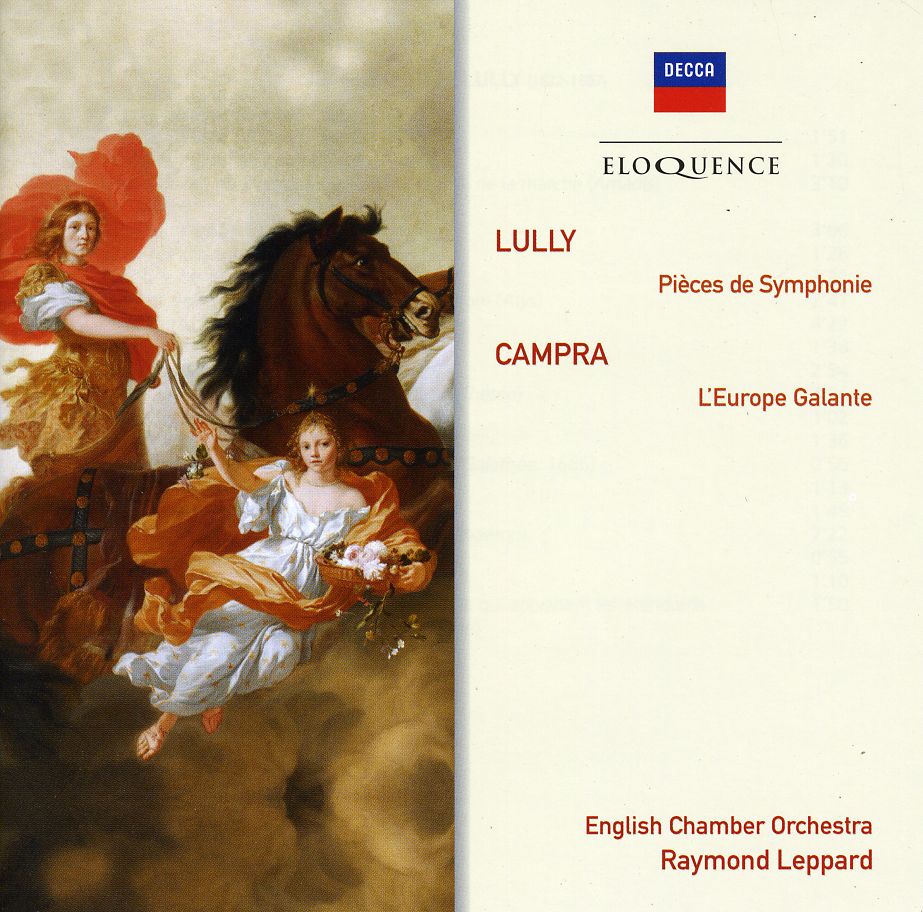 ELOQUENCE: LULLY - ORCHESTRAL PIECES / CAMPRA