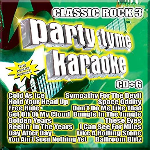 PARTY TYME KARAOKE: CLASSIC ROCK 3 / VARIOUS