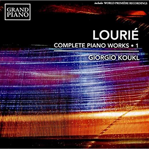 LOURIE: COMPLETE PIANO WORKS 1