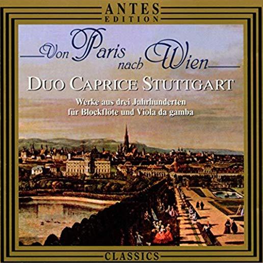 PARIS TO VIENNA / WORKS FROM 3 C FOR RECORDER