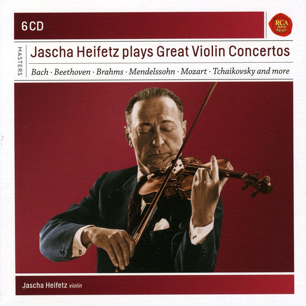 JASCHA HEIFETZ PLAYS GREAT VIOLIN CONCERTOS (BOX)