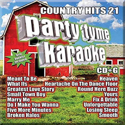 PARTY TYME KARAOKE: COUNTRY HITS 21 / VARIOUS
