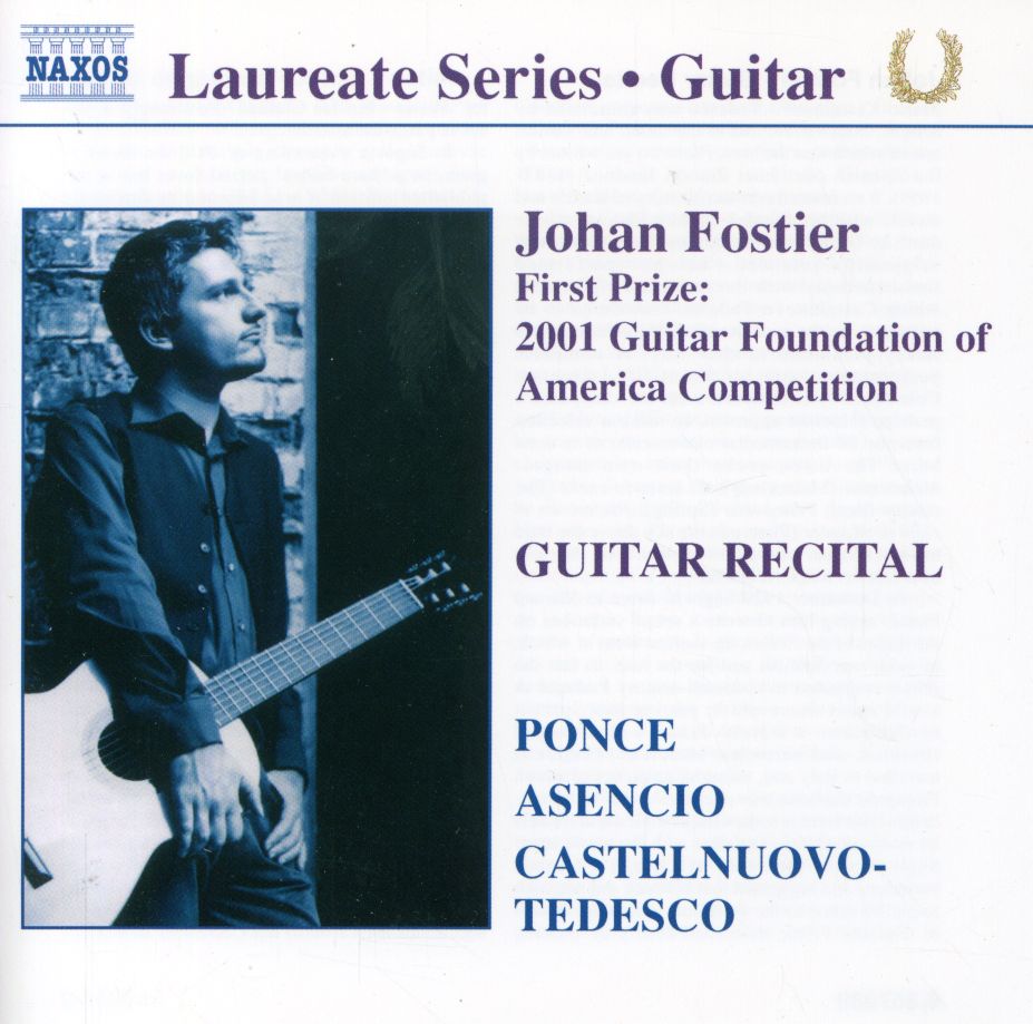 LAUREATE SERIES: JOHAN FOSTIER GUITAR RECITAL