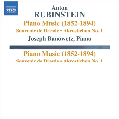 PIANO MUSIC (1852-1894) / SOUVENIR DE DRESDE