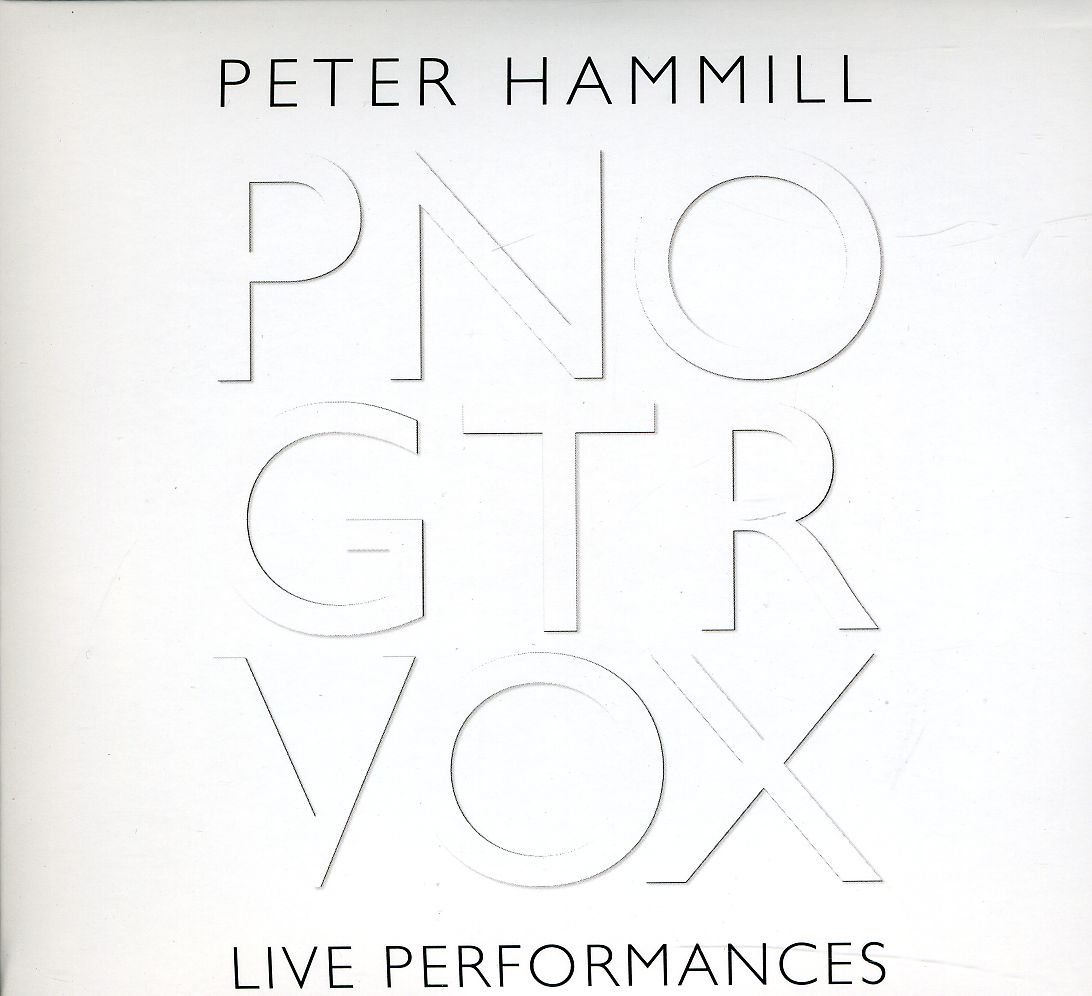 PNO GTR VOX: LIVE PERFORMANCES BY PETER HAMMILL