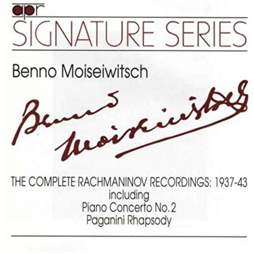 COMPLETE RACHMANINOV RECORDINGS 1937-43