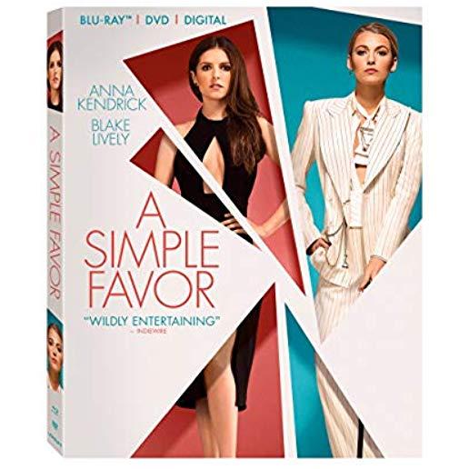 SIMPLE FAVOR (2PC) (W/DVD) / (2PK AC3 DOL SUB WS)