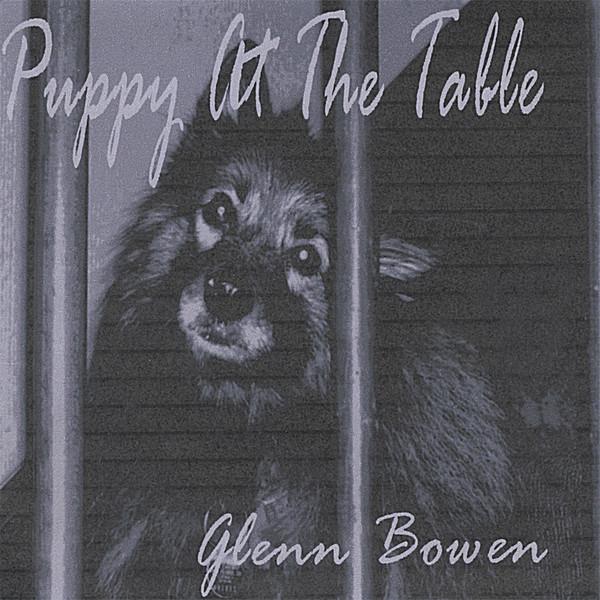 PUPPY AT THE TABLE