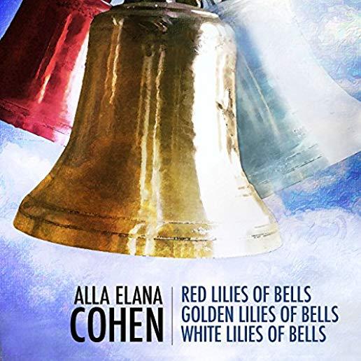 ALLA ELANA COHEN: RED LILIES OF BELLS GOLDEN