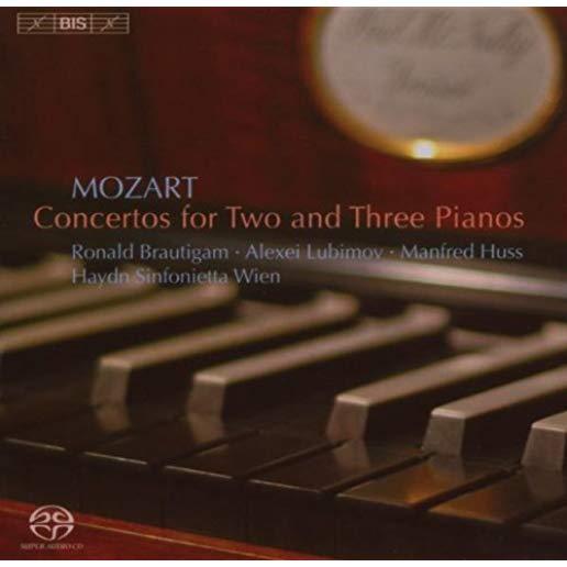 CONCERTOS FOR TWO & THREE PIANOS (HYBR)