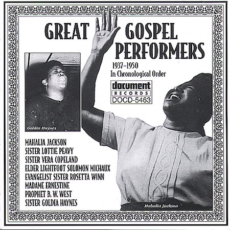 GREAT GOSPEL PERFORMERS (1937-50) / VARIOUS