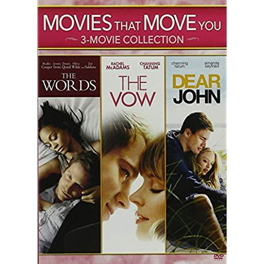 MOVIES THAT MOVE YOU: WORDS / VOW / DEAR JOHN