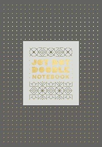 JOT DOT DOODLE NOTEBOOK GRAY AND GOLD (GOL) (GRY)