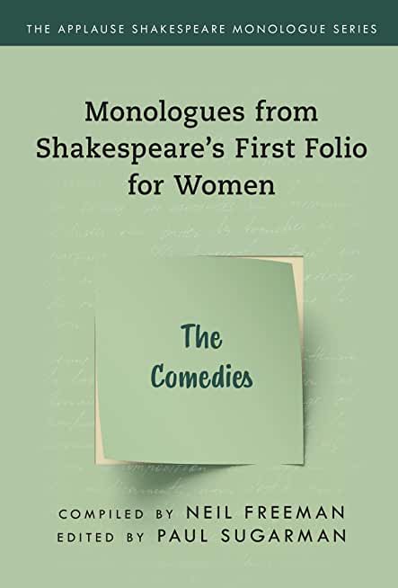 SHAKESPEARES MONOLOGUES FOR WOMEN THE COMEDIES