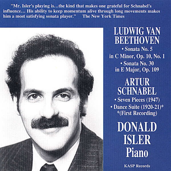 PIANIST DONALD ISLER PLAYS MUSIC OF BEETHOVEN & SC
