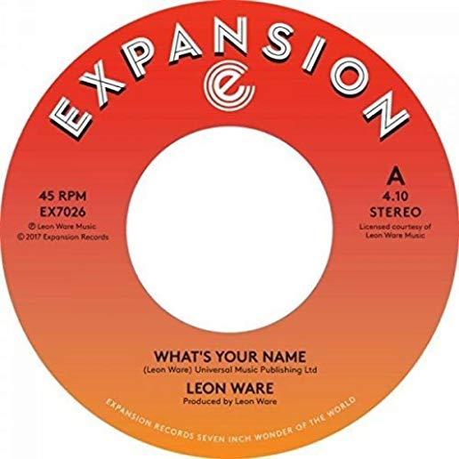 WHAT'S YOUR NAME / INSIDE YOUR LOVE (UK)