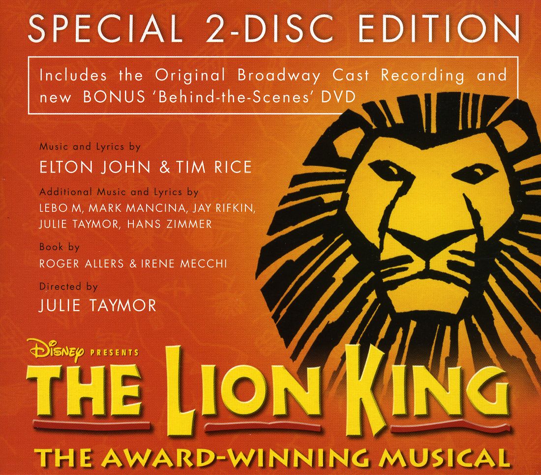 LION KING: ORIGINAL BROADWAY CAST RECORDING (HOL)