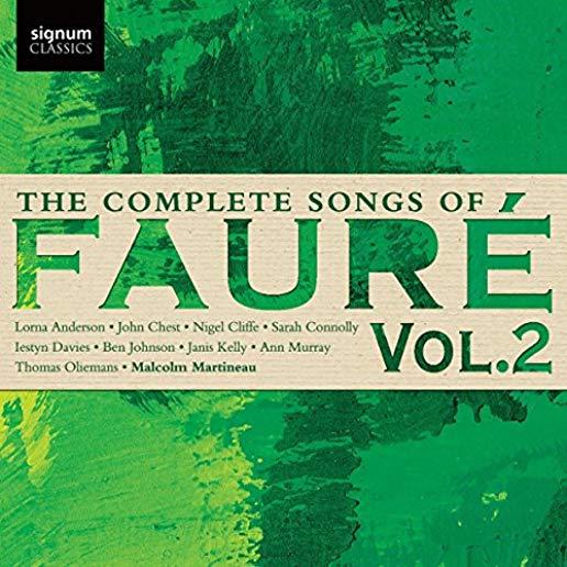 COMPLETE SONGS OF FAURE 2