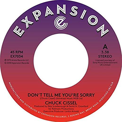 DON'T TELL ME YOU'RE SORRY / DO YOU BELIEVE (UK)