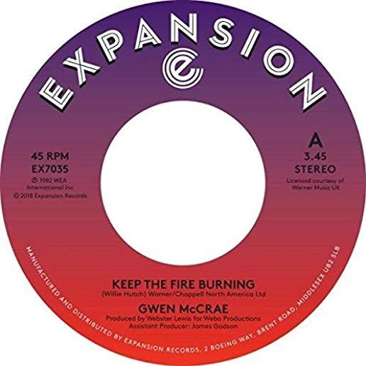 KEEP THE FIRE BURNING / FUNKY SENSATION (UK)