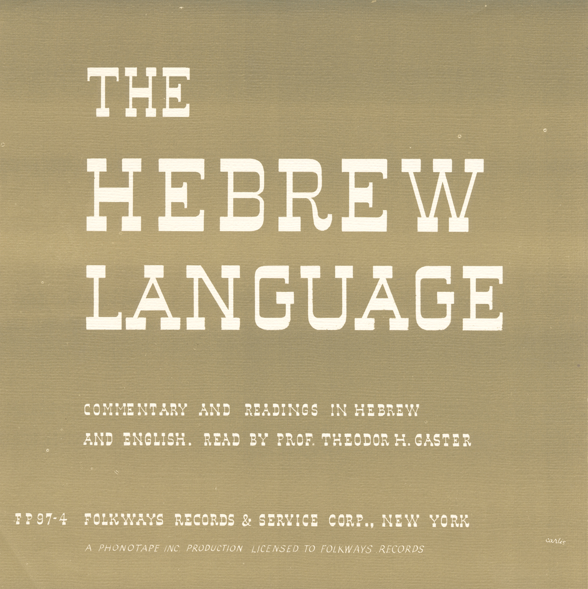 THE HEBREW LANGUAGE