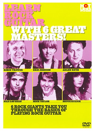 LEARN ROCK GUITAR WITH 6 GREAT MASTERS / (SUB)