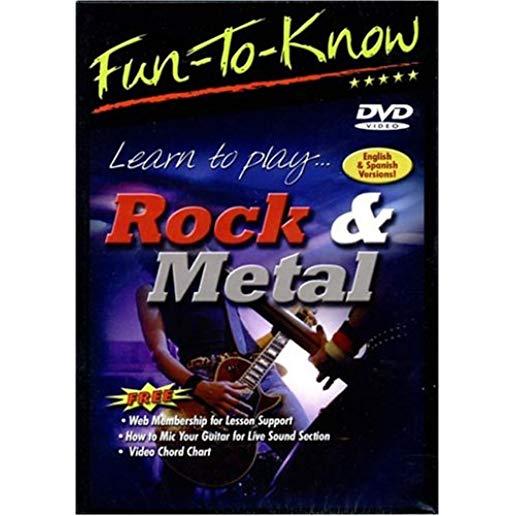 FUN-TO_KNOW - LEARN TO PLAY ROCK & METAL