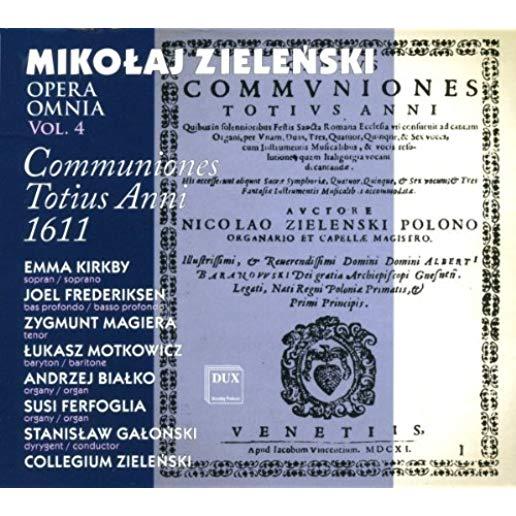 POLISH EARLY MUSIC: ZIELENSKI OPERA OMNIA 4