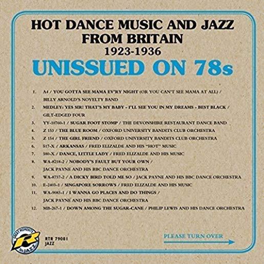 HOT DANCE MUSIC & JAZZ FROM BRITAIN 1923-1936